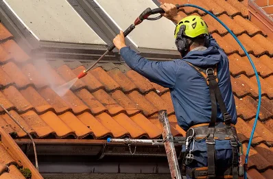 Démoussage et hydrofuge de toiture à Loubières